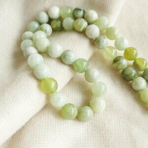 8mm Mint Breeze Jade Round Beads DIY Jewelry Making